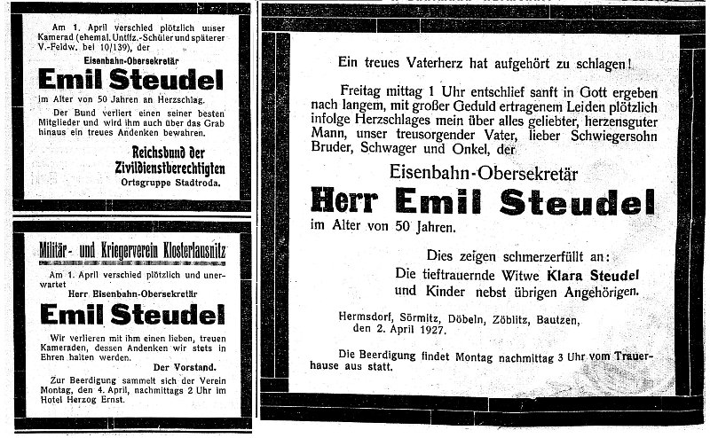 1927-04-01 Hdf Trauer Steudel